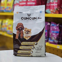 Thức ăn hạt Cun Cun Plus cho chó giống nhỏ túi 1,2kg, Thức ăn cho chó Poodle, Phốc Sóc