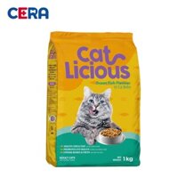 Thức Ăn Hạt Dinh Dưỡng Cho Mèo - Cat Licious 1 Kg