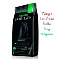 Thức Ăn Hạt Fitmin For Life Puppy 3KG Tặng 1 Lon Pate Hello Dog 190gram