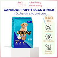 Thức Ăn Hạt Ganador Cho Chó Con Vị Trứng & Sữa - Bao Xá 10kg