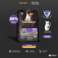 Thức ăn hạt Ganador Premium cho chó con vị Sữa & DHA 3kg