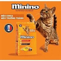 THỨC ĂN HẠT KHÔ MININO VỊ CÁ NGỪ CHO MÈO 480G - BAO 15.3KG