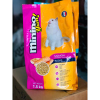 THỨC ĂN HẠT MẺO MININO YUM CÁ HỒI gói 1.5kg-TRUONGPHATPETFOOD
