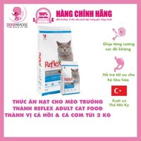 Thức ăn hạt Reflex Adult Cat Food Salmon & Anchovy cho mèo trưởng thành vị cá hồi & cá cơm túi 2kg - Dogparadise.vn