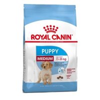 Thức ăn hạt Royal Canin Medium Puppy cho giống chó trung (11-25kg) dưới 12 tháng tuổi - Túi 4kg