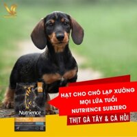 Thức Ăn Hạt Thịt Tươi Cao Cấp Cho Chó Lạp Xưởng Mọi Lứa Tuổi | Nutrience Subzero Vị Thịt Gà Tây & Cá Hồi | VC Pet Shop