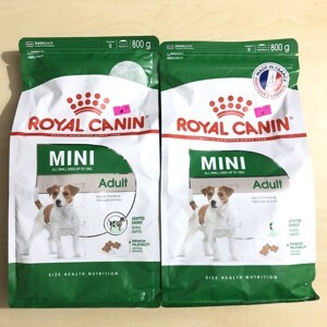Thức ăn khô cho chó Royal Canin Mini Adult - 800g, dành cho chó từ 0-10kg và trên 10 tháng tuổi