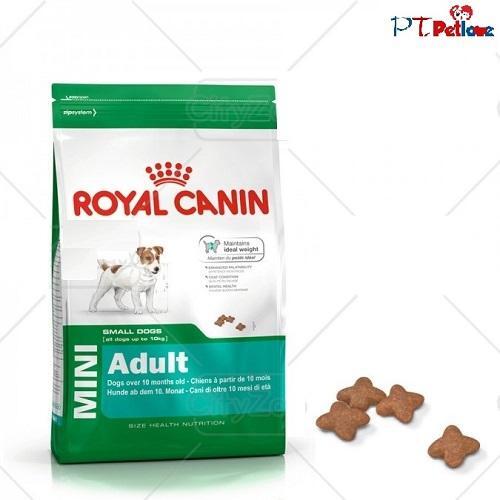 Thức ăn khô cho chó Royal Canin Mini Adult - 800g, dành cho chó từ 0-10kg và trên 10 tháng tuổi