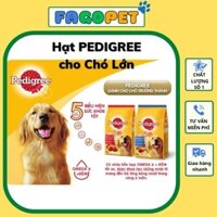 Thức ăn khô Pedigree cho chó lớn dạng hạt vị Bò & Rau Củ túi 500g túi 1,5kg bao 3kg