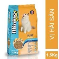 thức ăn mèo MININO YUM  1,5kg Hải sản