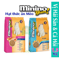 Thức ăn mèo Minino Yum gói lớn 1.5Kg