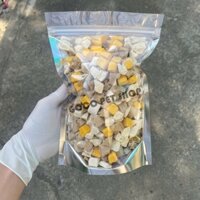 Thức ăn mix gà viên, gan gà, trứng viên sấy đông khô cho chó mèo