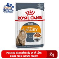 Thức ăn Pate cho mèo giúp đẹp da và lông Royal Canin Intense Beauty 85gr