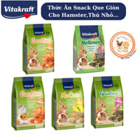 Thức ăn vặt snack giòn Vitakraft Đức cho hamster mini,bear,robo,thỏ,bọ,nhím,chinchilla,sóc bay,thơm ngon,dinh dưỡng 50g