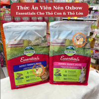 Thức ăn viên nén cỏ Oxbow Essentials của Mỹ , Cỏ nén viên cao cấp cho rabbit thỏ con và thỏ lớn, Sóc Bắc Mỹ, thơm ngon