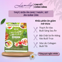 Thực Đơn Ăn Nhẹ 7 Ngày, Sữa Lắc Collagen, Bộ Bột Chất Xơ Ăn Kiêng, Thạch Trái Cây Enyzim [PHÁC ĐỒ TRỤC XUẤT MỠ GIẢM CÂN]