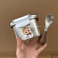 Thực Phẩm Bằng Thép Không Gỉ Kín Tươi Giữ Hộp Trái Cây Bento Hộp Cơm Trưa Tủ Lạnh Di Động Đi Chơi Mang Theo Sinh Viên Văn Phòng Nhân Viên