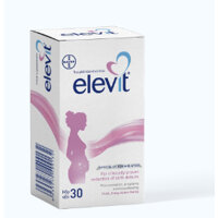 Thực phẩm bảo vệ sức khỏe bổ sung vitamin và khoáng chất cho bà bầu Bayer HC Elevit ( Hộp 30 viên)