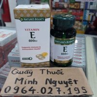 Thực Phẩm Bảo Vệ Sức Khỏe Bổ Sung Vitamin E Natures Bounty Vitamin E-400IU (30 viên