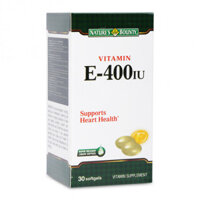 Thực phẩm bảo vệ sức khỏe bổ sung Vitamin E Natures Bounty Vitamin E-400IU (30 viên/hộp)