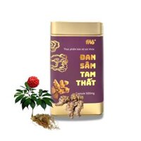 Thực phẩm bảo vệ sức khỏe ĐAN SÂM – TAM THẤT  Capsule 500mg Hộp 100 viên – 10 vỉ