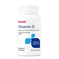 Thực phẩm bảo vệ sức khỏe GNC Vitamin E 400IU 100 Viên Nang Mềm