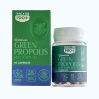 Thực Phẩm Bảo Vệ Sức Khỏe Keo Ong Xanh Brazil Viên Mềm giúp tăng cường đề kháng (Lo 60 viên)