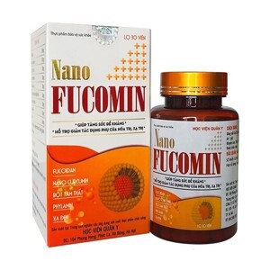 Thực Phẩm Bảo Vệ Sức Khỏe Nano Fucomin Học Viện Quân Y 30 Viên