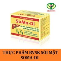 Thực phẩm bảo vệ sức khỏe Sỏi mật SOMA-Di - HỖ TRỢ LỢI MẬT, TĂNG BÀI TIẾT CẶN SỎI