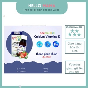 Thực phẩm bảo vệ sức khỏe Special Kid Calcium Vitamine D 125ml