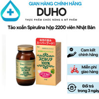 Thực phẩm bảo vệ sức khỏe Tảo xoắn Deep Ocean Japan Algae Water Spirulina hộp 2200 viên Nhật Bản