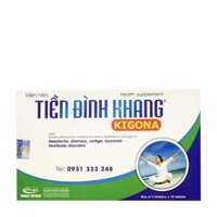 Thực phẩm bảo vệ sức khỏe Tiền Đình Khang Kigona Hỗ trợ tăng cường lưu thông máu vùng tiền đình (Hộp 30 viên)