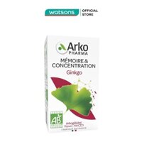 Thực Phẩm Bảo Vệ Sức Khỏe Viên Uống Bổ Não Arkopharma Arkogelules Ginkgo 150 Viên