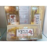 Thực Phẩm bảo vệ sức khỏe viên linh chi hàn quốc - korean linhzhi mushroom extract gold capsule