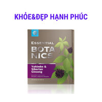 Thực phẩm bảo vệ sức khỏe Essential Botanics Yohimbe & Siberian ginseng – 30 viên/hộp