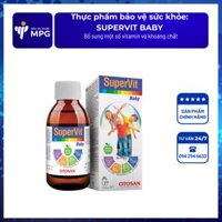 Thực phẩm bảo vệ sức khỏe: SUPERVIT BABY Bổ sung một số vitamin và khoáng chất