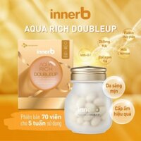 Thực Phẩm Bảo Vệ Sức Khỏe InnerB Aqua Rich Double Up Cấp Nước ( Mẫu mới 70 Viên x 600mg)0