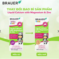 Thực phẩm bảo vệ sức khỏe Brauer Kids Liquid Calcium with Magnesium & Zinc