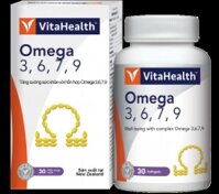 Thực phẩm bảo vệ sức khỏe VitaHealth Omega 3,6,7,9 ( 30 viên)