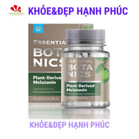 Thực phẩm bảo vệ sức khỏe Essential Botanics. Plant-Derived Melatonin – 60 viên/lọ
