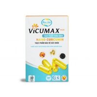 Thực phẩm bảo vệ sức khỏe Vicumax Plus Tam Thất Tiêu Đen Nano Curcumin (30 viên)