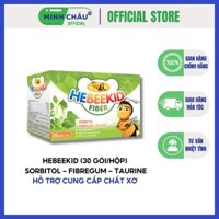 Thực phẩm bảo vệ sức khỏe Hebeekid cung cấp chất xơ - Sorbitol Fibregum Taurine Hộp 20 gói x 3g