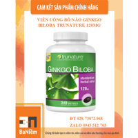 Thực phẩm bổ não Trunature Ginkgo Biloba 120mg