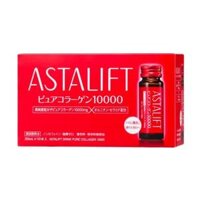 Thực Phẩm Bổ Sung Astalift Drink Pure Collagen 10,000mg (10 Chai/Hộp) – Tăng Cường Sức Khỏe Da, Chống Lão Hóa