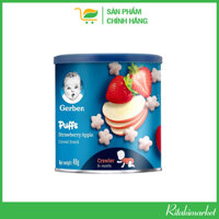 Thực Phẩm Bổ Sung Bánh Ăn Dặm Gerber Vị Dâu Táo 49g