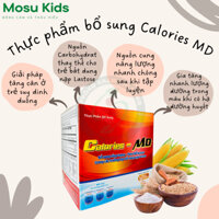 Thực phẩm bổ sung Carlories MD Maltodextrin DE10 cho trẻ suy dinh dưỡng, người cần cung cấp năng lượng nhanh hộp 40 gói