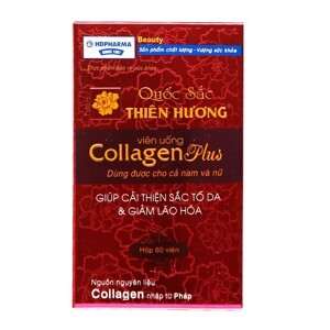 Thực phẩm bổ sung Collagen Plus Quốc Sắc Thiên Hương hộp 60 viên
