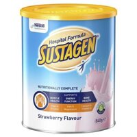 Thực phẩm bổ sung dinh dưỡng Sustagen Hospital Formula hương dâu tây 840g