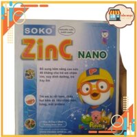 Thực phẩm bổ sung kẽm cho bé Soko Zinc Nano - Nâng cao sức đề kháng hỗ trợ tiêu hoá