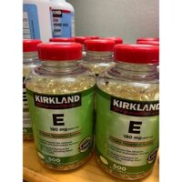 Thực phẩm bổ sung: KIRKLAND SIGNATURE VITAMIN E 400 I.U-hộp 500 viên- hàng xách tay chính hãng